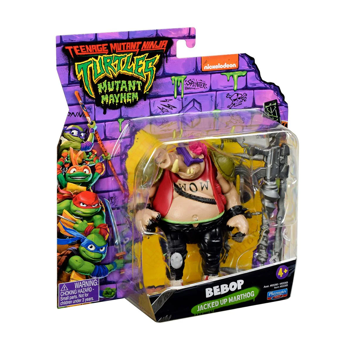 Figurina cu articulatii TMNT Testoasele Ninja Bebop, 11 cm