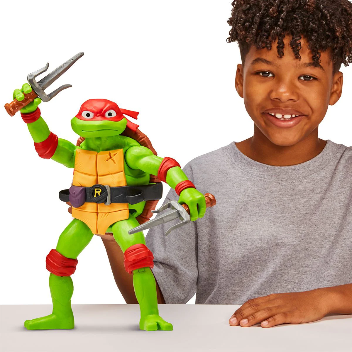 Figurina cu articulatii TMNT Testoasele Ninja Giant Raphael, 30 cm