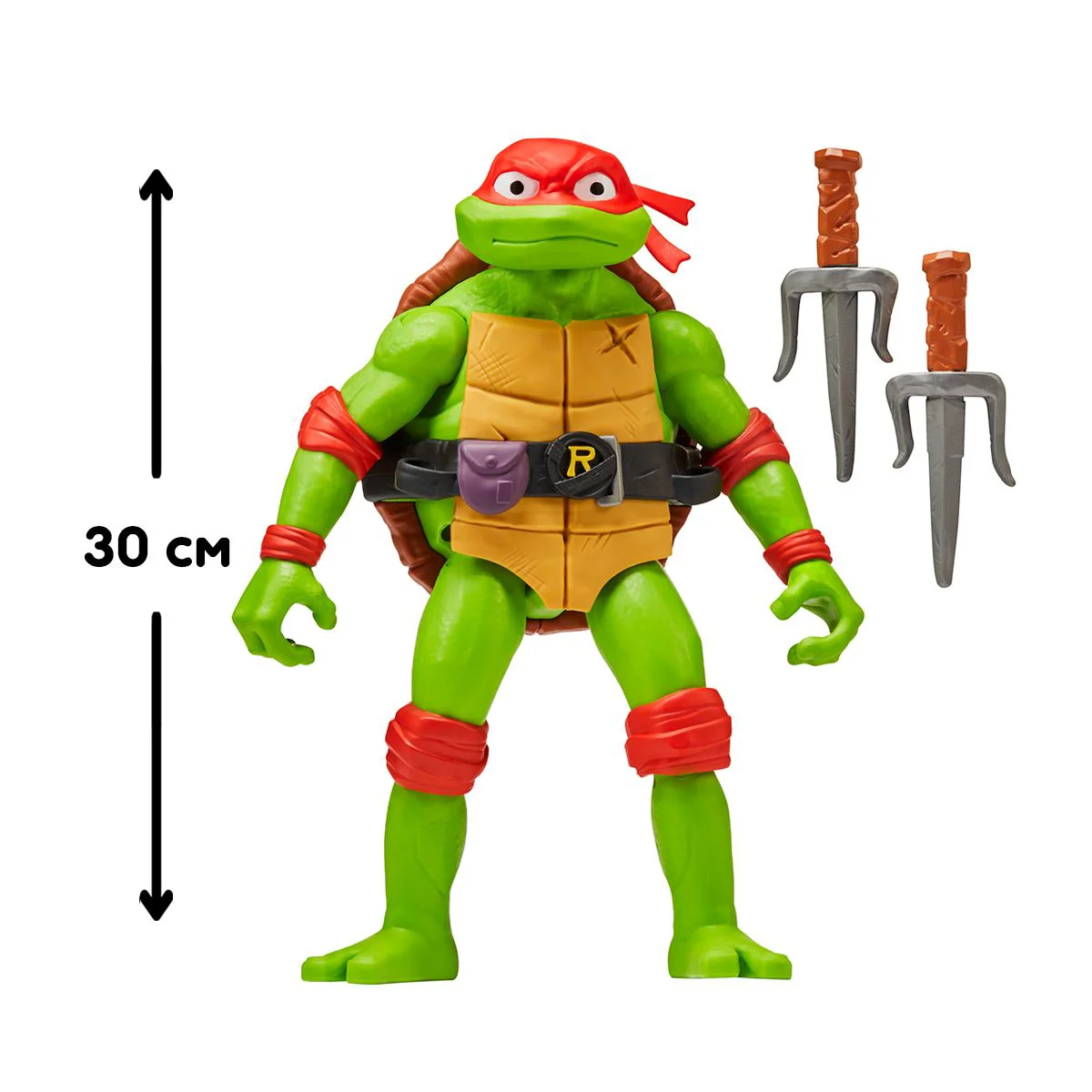 Фигурка с артикуляцией TMNT Черепашки ниндзя Гигант Рафаэль, 30 см