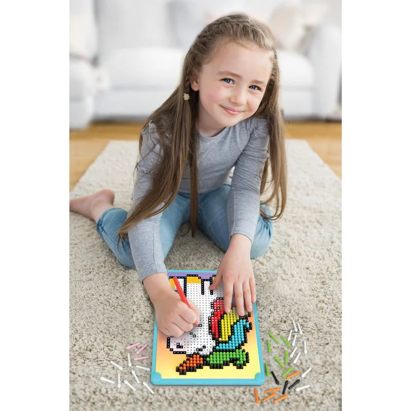 Набор для творчества Quercetti Pixelart Basic Единорог