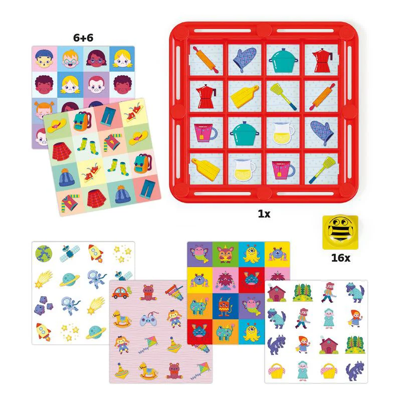 Joc de memorie Quercetti FantaMemo Bee Multipicture