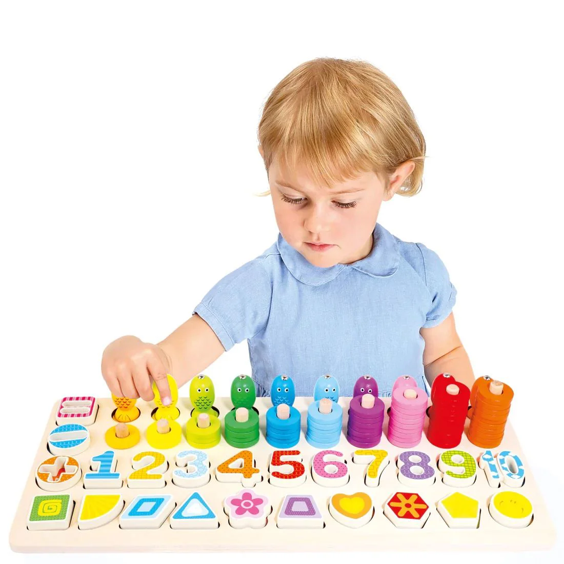 Set de jucarie din lemn Bino educativ foto