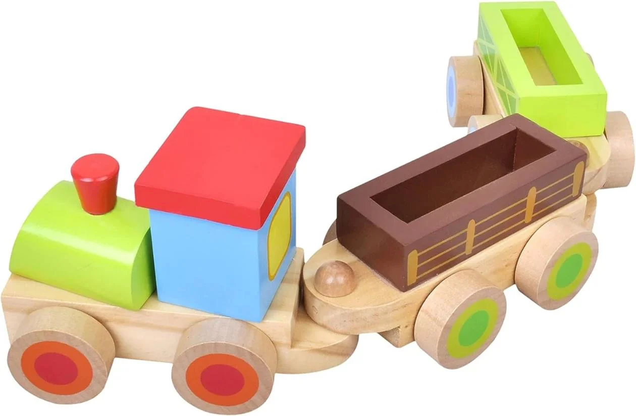 Деревянная игрушка Bino Ферма, 8 эл.