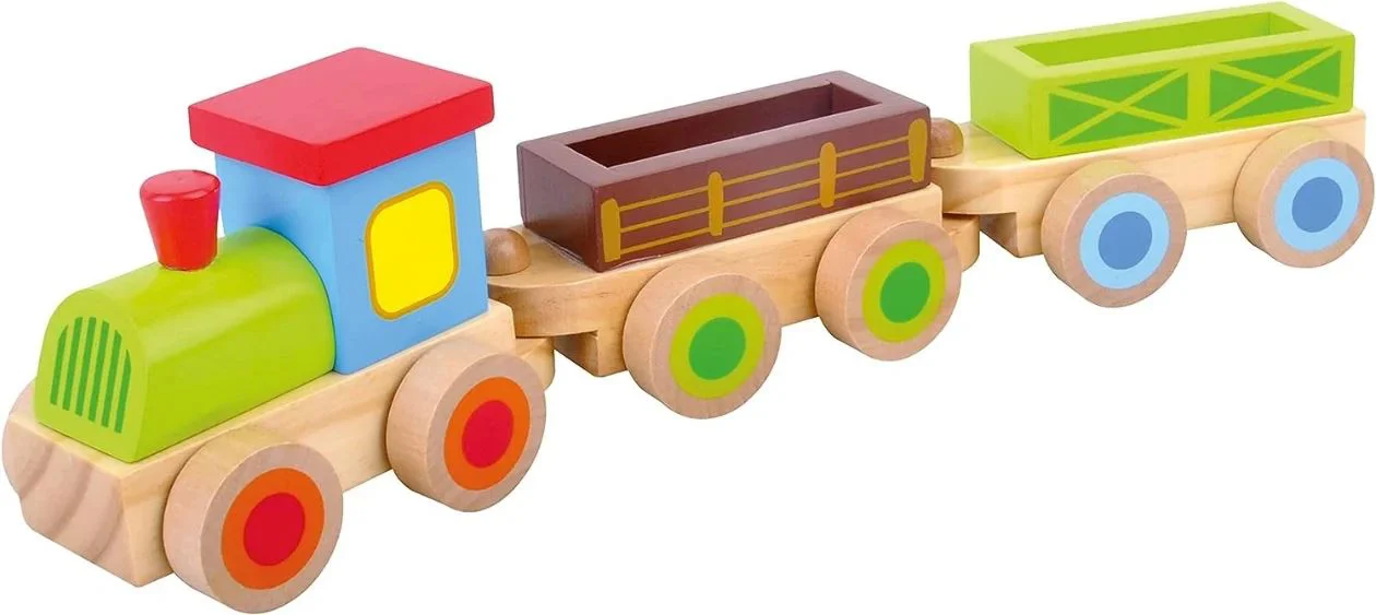 Деревянная игрушка Bino Ферма, 8 эл.