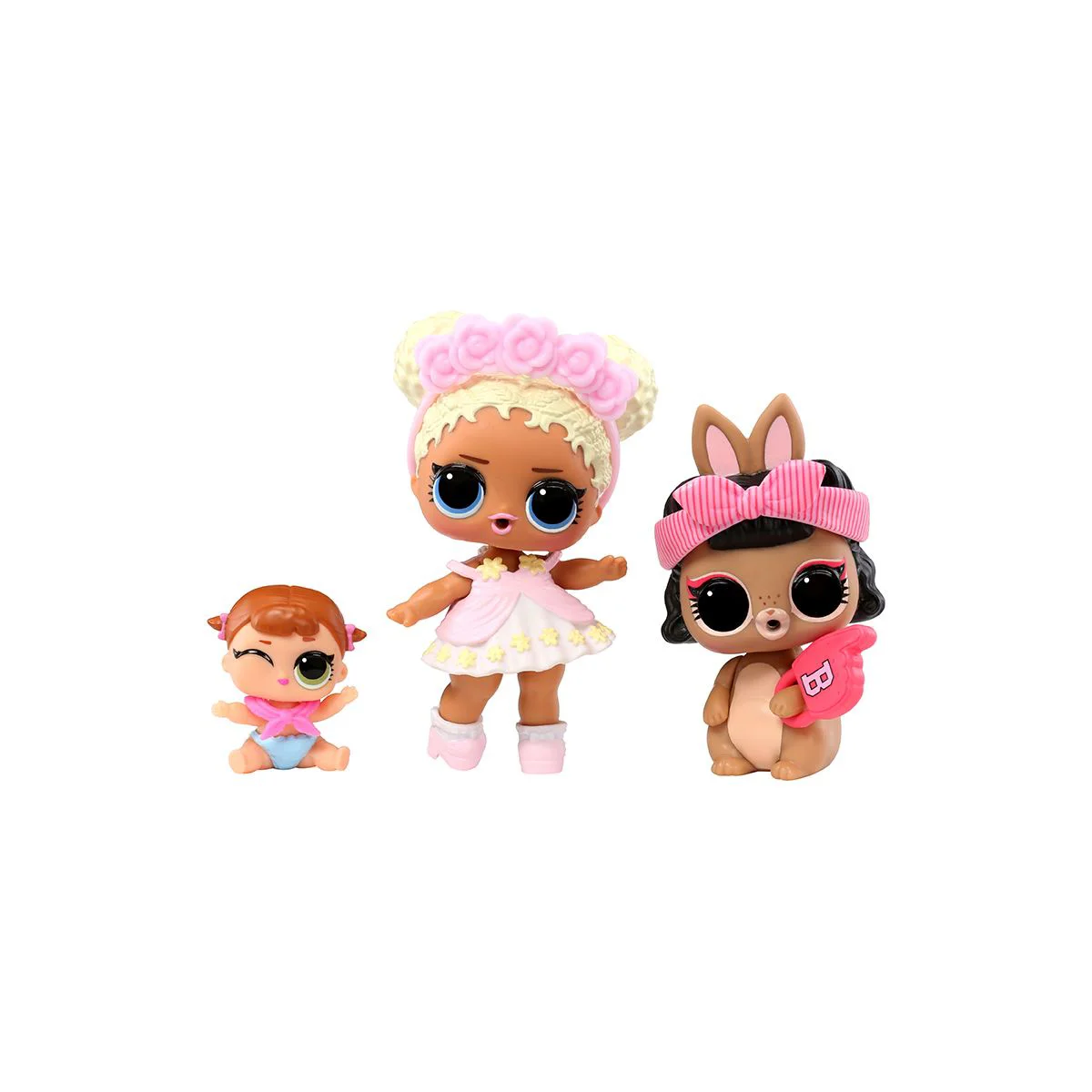 Set din 3 figurine L.O.L. Surprise! Flower Child and Short Stop H