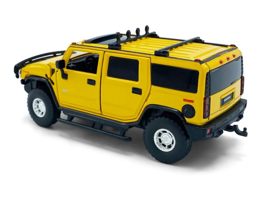 Macheta auto Hummer H2, 1:32, Galben foto