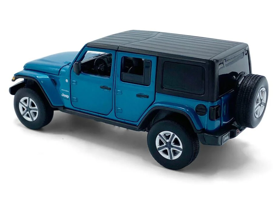 Модель автомобиля Tayumo Jeep Wrangler Sahara Синий, 1:32