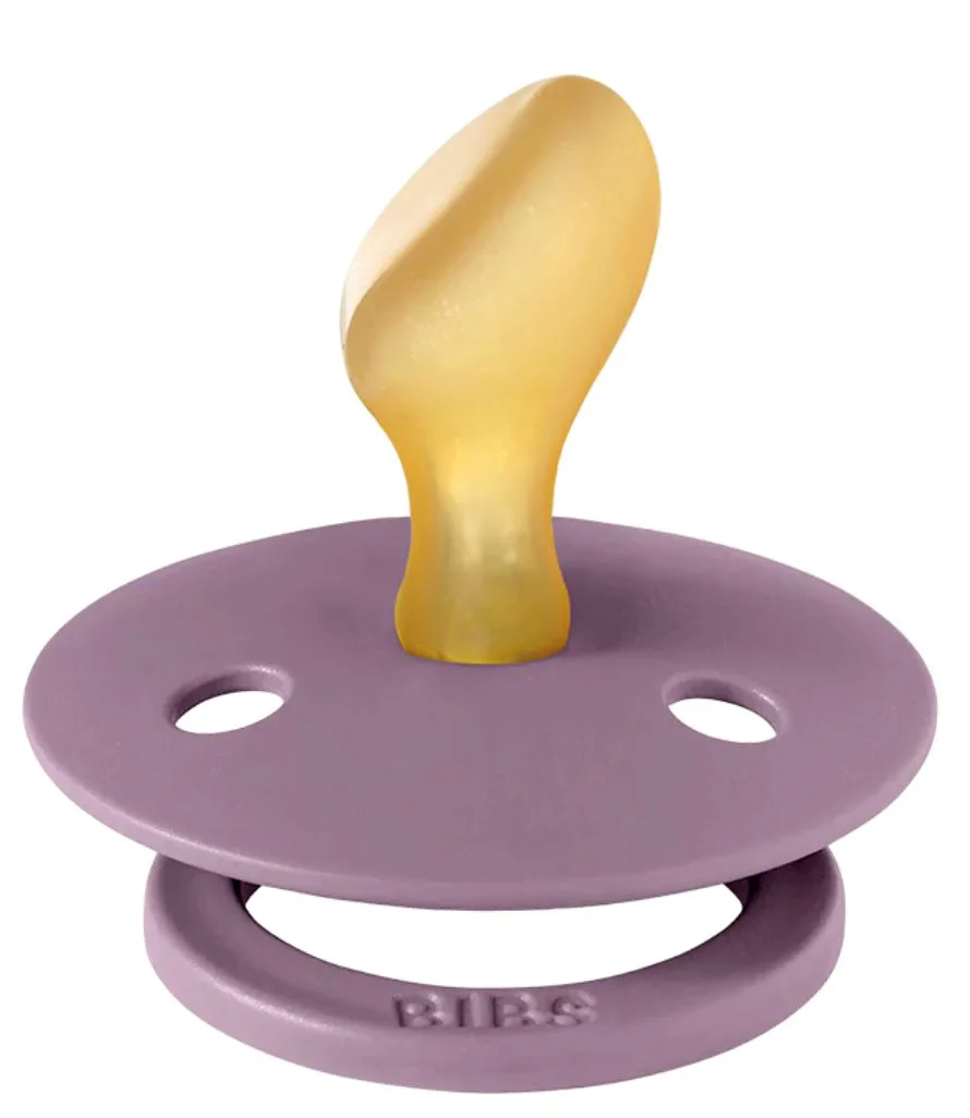 Suzeta anatomica BIBS Mauve din latex (6-18 luni) foto