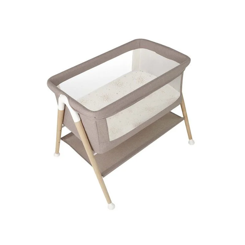 Кроватка Jane Co-sleeper Woods Бежевая