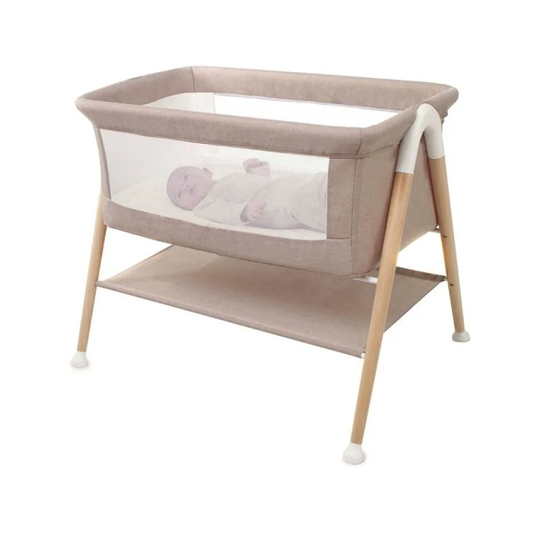 Кроватка Jane Co-sleeper Woods Бежевая