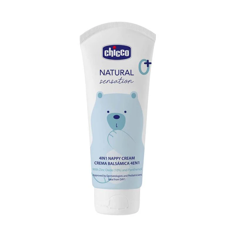 Crema antiiritatii sub scutec Chicco Natural Sensation 4 in 1, 100 ml foto