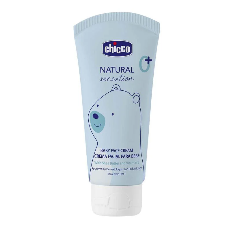 Crema pentru protectia fetei Chicco Natural Sensation, 50 ml