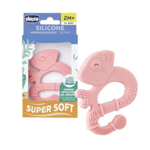 Inel gingival extra moale Chicco Roz