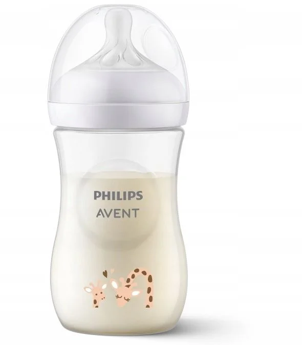 Пластиковая бутылка с силиконовым соском Philips Avent Жирафа