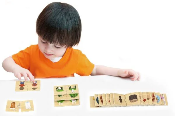 Puzzle din lemn Viga Toys Opusele, 24 el. foto
