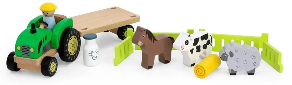 Jucarie din lemn Viga Toys Ferma foto