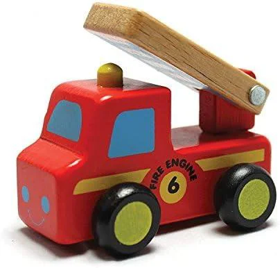 Set de jucarie din lemn Viga Toys Masinute, 6 buc. foto