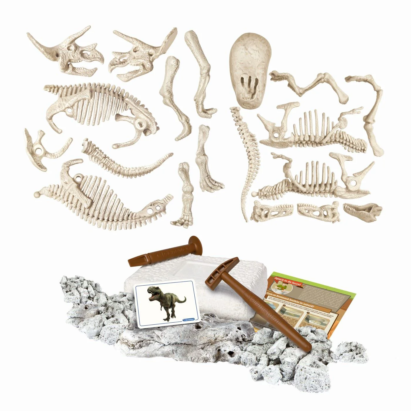 Научно-игровая лаборатория As Kids Динозавры Ти-рекс и трицератопс