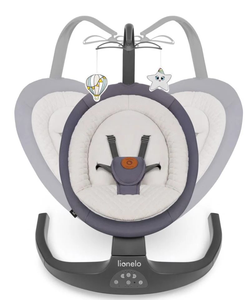 Колыбель для малышей Lionelo Ralf Grey Graphite