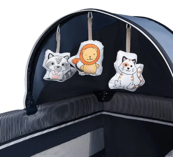 Patut pliabil Lionelo Sven Plus Albastru foto