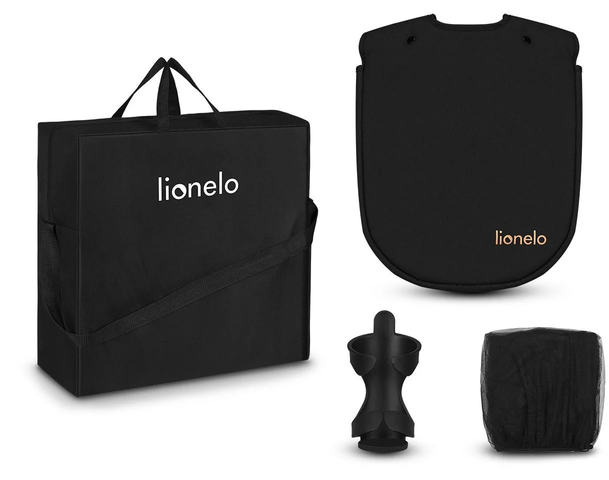 Коляска Lionelo Julie One Черный/Золотой