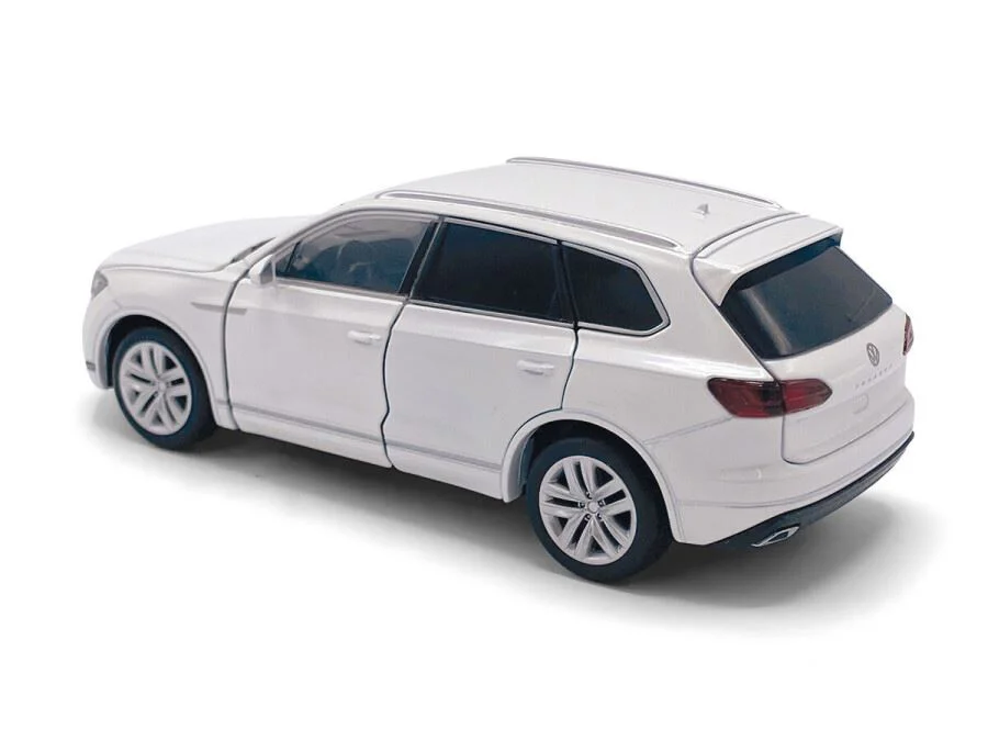 Macheta auto Tayumo VW Touareg Alb, 1:32 foto