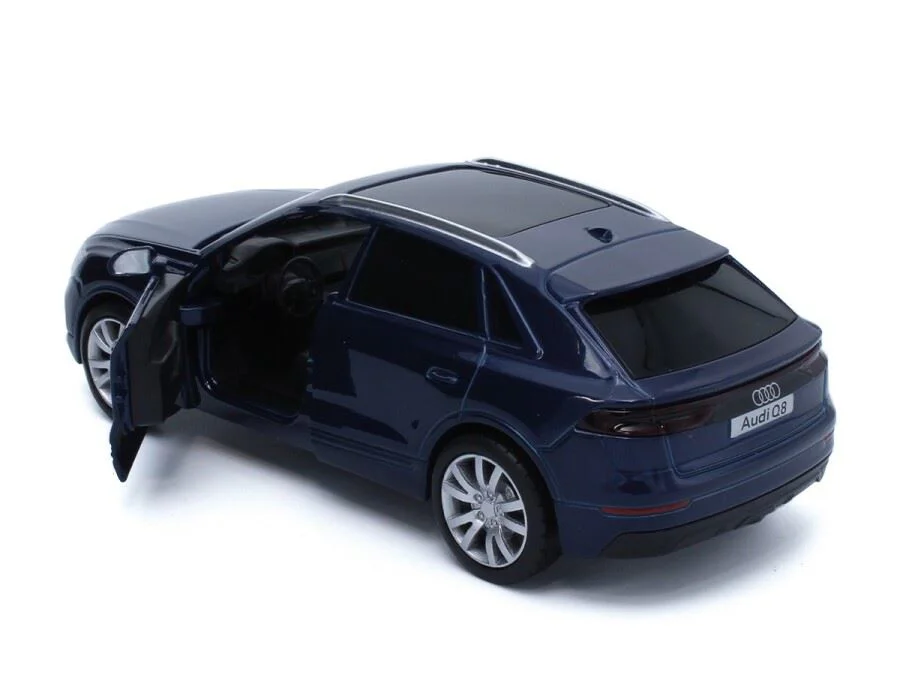 Macheta auto Tayumo Audi Q8 Albastru, 1:36 foto