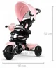 Bicicleta pentru copii Qplay Cosy, Roz