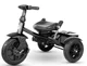Bicicleta pentru copii Qplay Premium, Negru