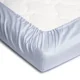 Cearsaf Perina din satin, 120 x 60 cm (Albastru)