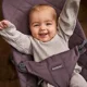 Кресло-шезлонг BabyBjorn Bliss Dark Purple, хлопок