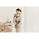 Marsupiu anatomic BabyBjorn Mini Khaki/Green cu pozitii multiple de purtare, bumbac