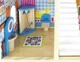 Casuta de papusi din lemn Bino cu mobilier (17 accesorii), 60x90x30 cm