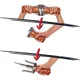 Set echipament cu pumnalul lui Raphael TMNT Testoasele Ninja