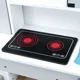 Деревянная детская кухня со стиральной машиной Bino с 12 принадлежностями,Белый, 64x69x23 см