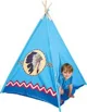 Cort Bino TeePee Indian, Albastru, 120x120x150 cm