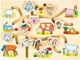 Jucarie din lemn Bino Labirint Animale domestice foto