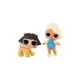 Набор из 2 фигурок LOL Surprise OPP Tot and Pet, Surfer Babe and Ancient Meow