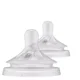 Tetina din silicon Philips Avent Natural Response (1+ luni), 2 buc.
