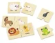 Puzzle din lemn Viga Toys Opusele, 24 el. foto