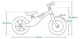 Bicicleta fara pedale Lionelo Arie Galben