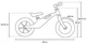 Bicicleta fara pedale Lionelo Bart Tour Roz