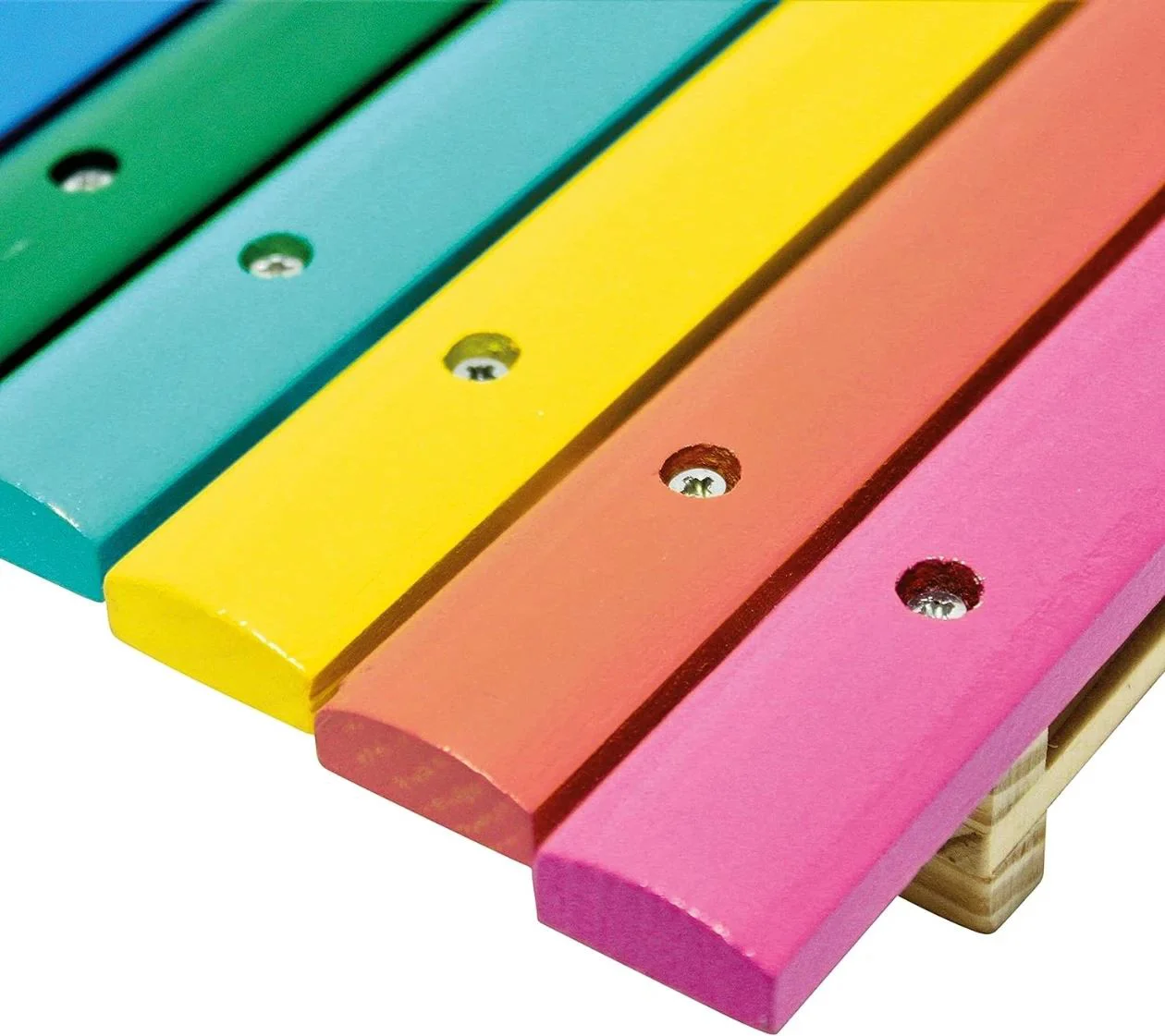 Jucarie din lemn Bino Xilofon cu 12 note muzicale foto