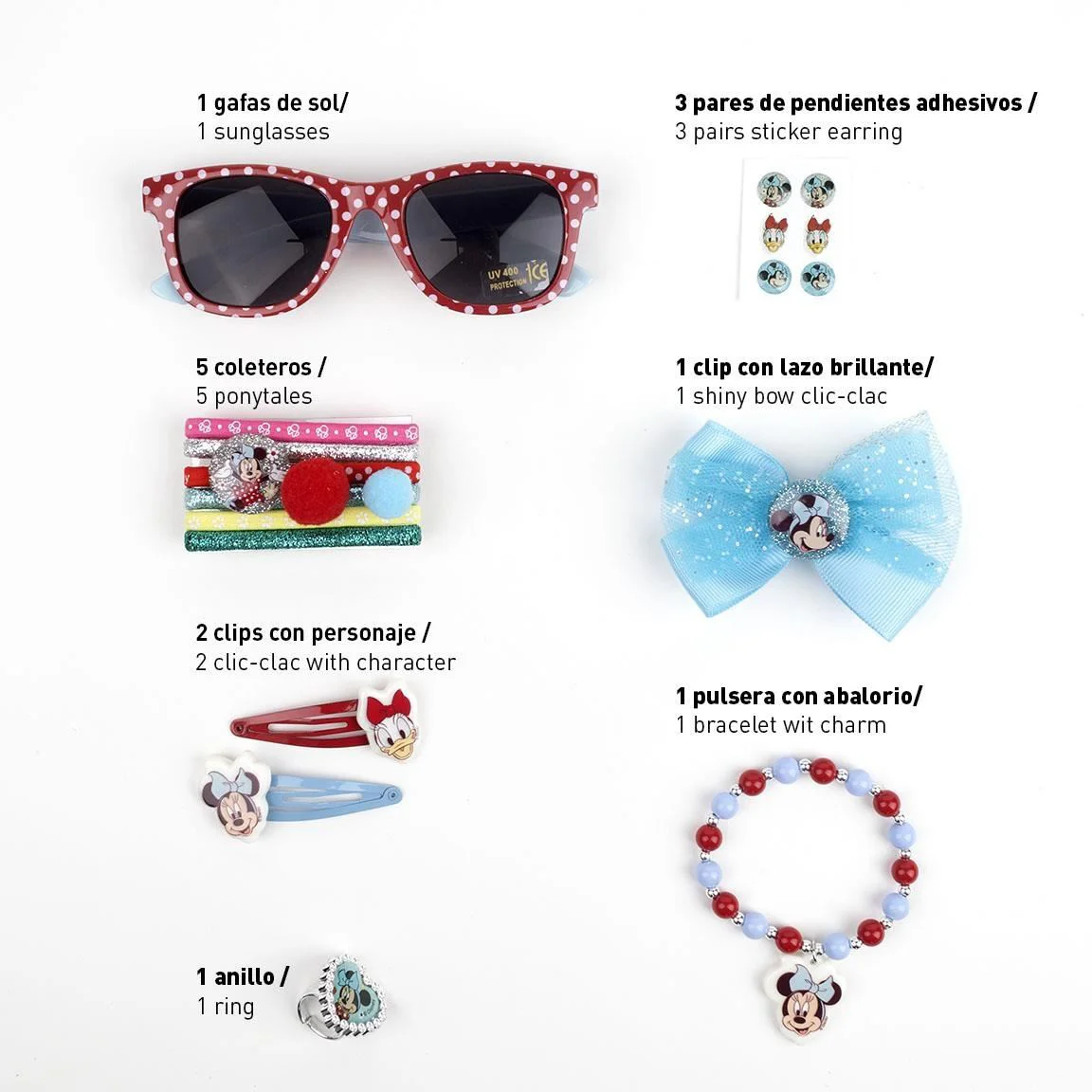 Set de accesorii pentru fetite Cerda Minnie, 14 el.