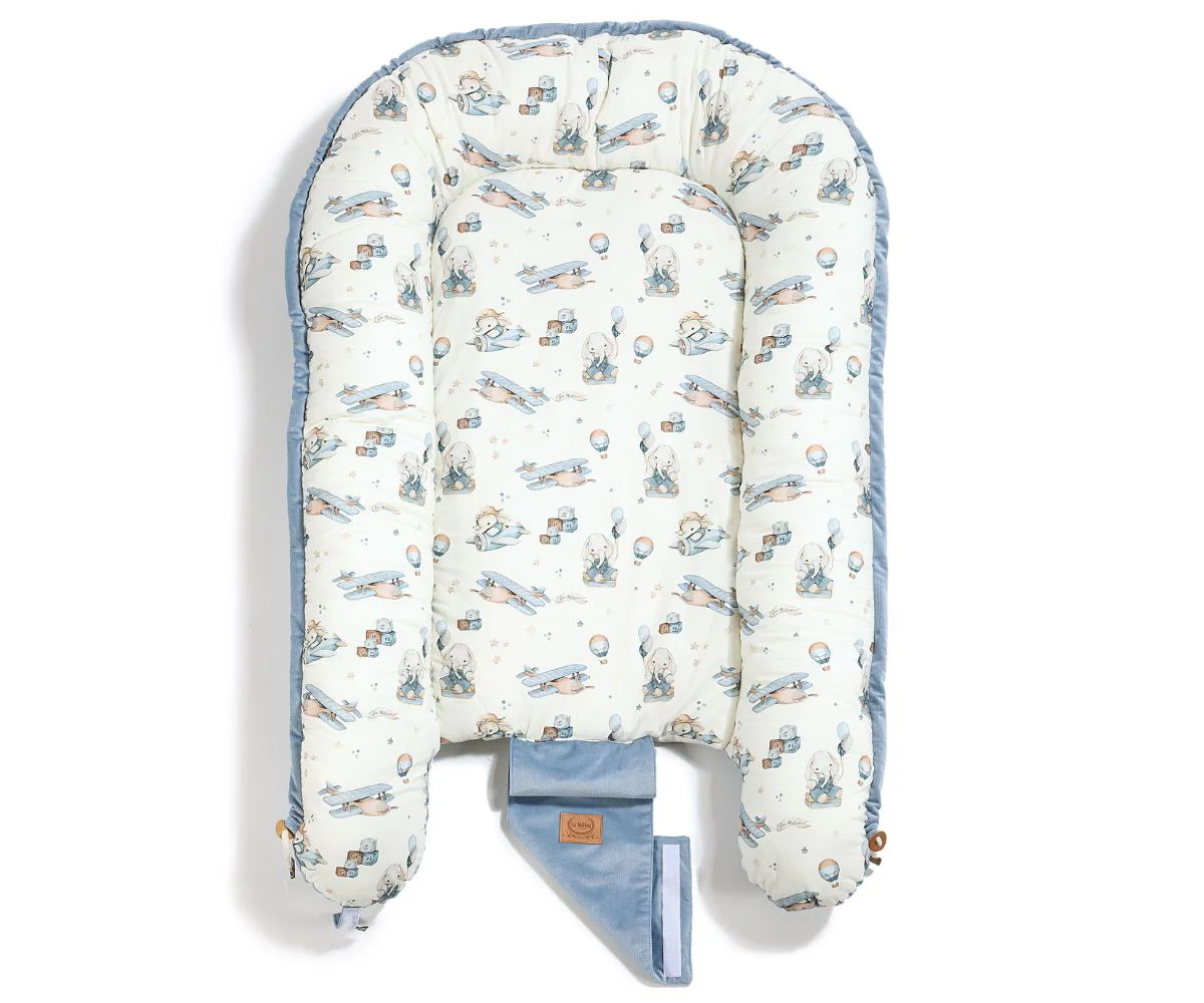 Babynest La Millou Velvet Collection - Simbo Blue foto
