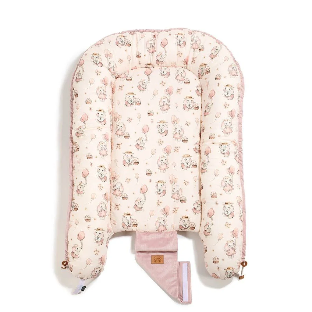 Babynest La Millou Velvet Collection - Rossie Powder Pink foto