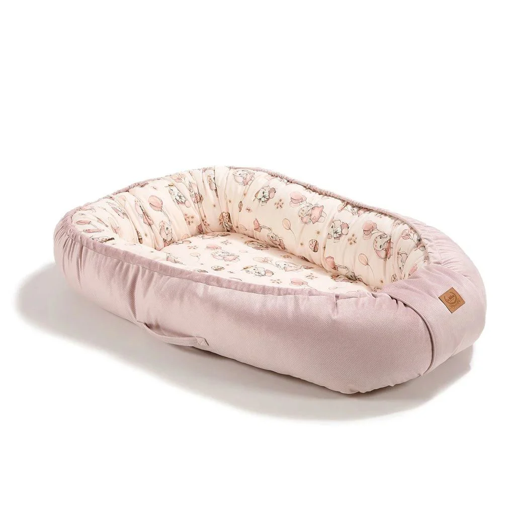 Babynest La Millou Velvet Collection - Rossie Powder Pink foto