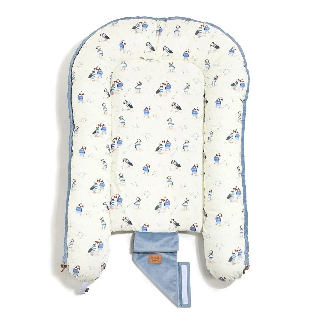 Babynest La Millou Velvet Collection - Puffin foto
