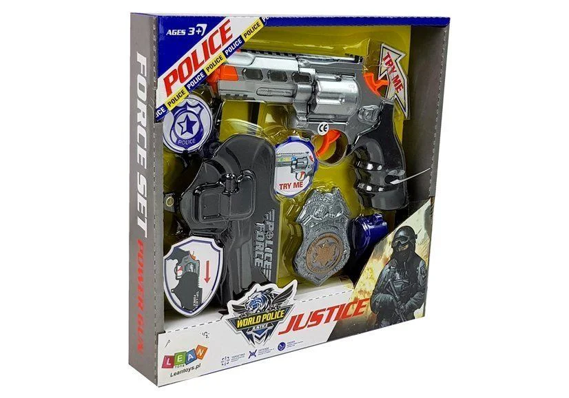 Jucarie pentru copii Leantoys Set de politie foto