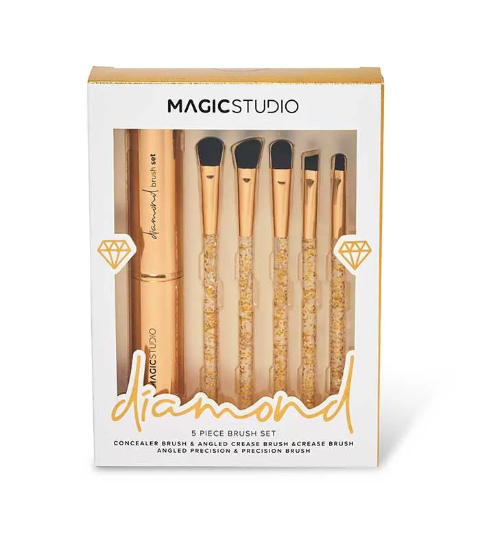 Набор из 5 кистей для макияжа Magic Studio Diamond